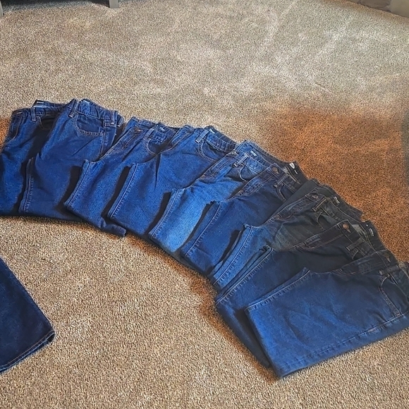 Old Navy Other - LIKE NEW!!!! 10 PAIRS OF OLD NAVY SIZE 14 STRAIGHT BUILT IN TOUGH JEANS